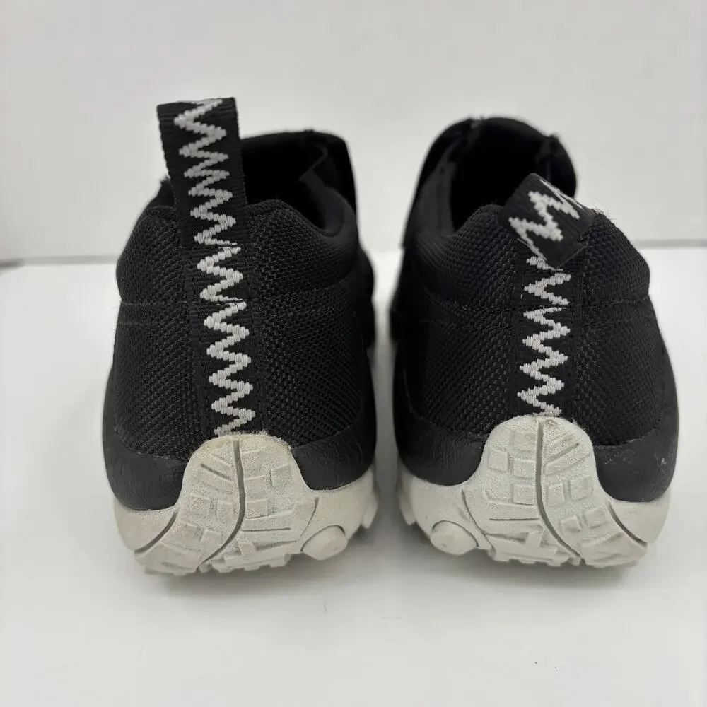Merrell Jungle Moc Shoes Mens Size 9 Black Canvas Slip On Sneaker Loafer Casual
